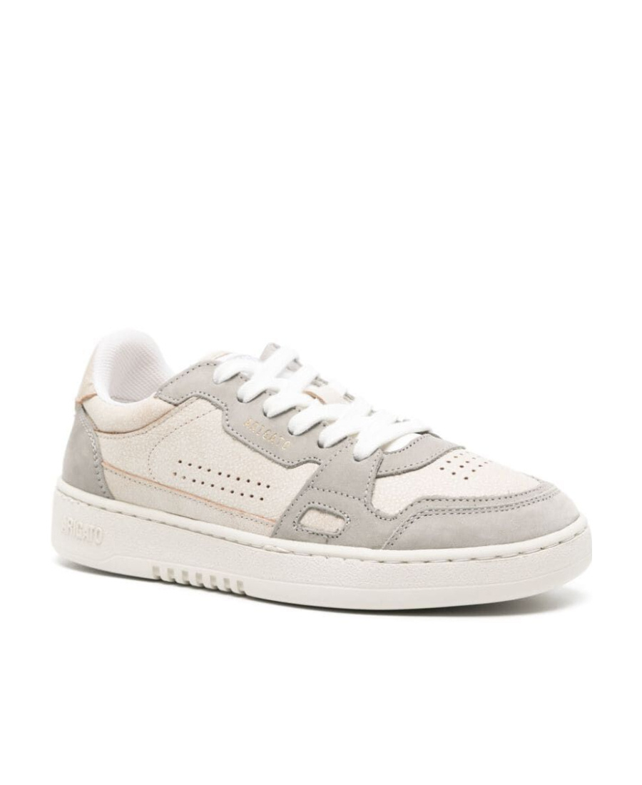 Axel Arigato Dice Lo Suede Panelled Sneakers In White