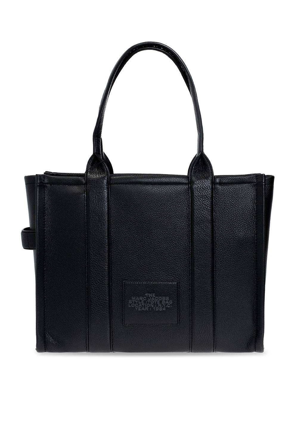 Marc Jacobs The Large Leather Tote Bag In Black