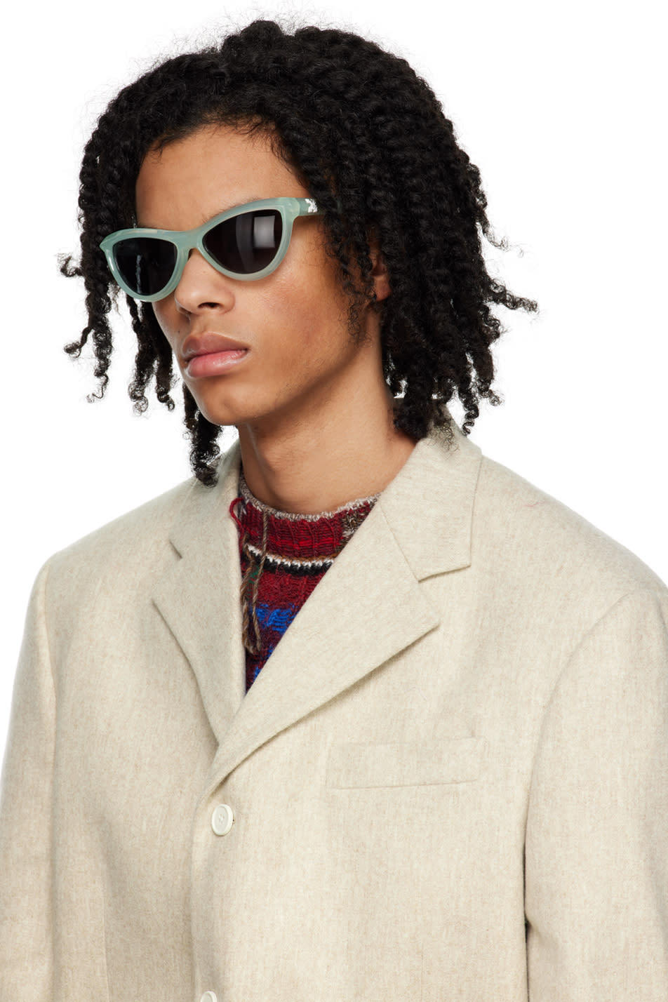 Off-white Atlanta Cat-eye Frame Sunglasses In Black
