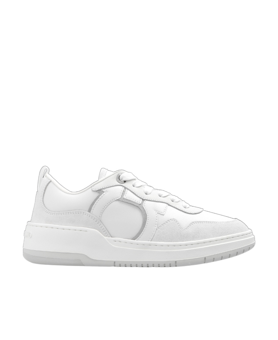 Ferragamo Gancini Low-top Sneakers In White