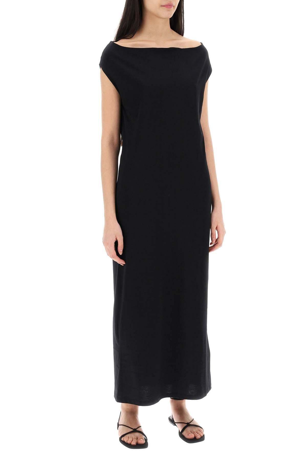 LOULOU STUDIO MARTIAL COTTON MIDI DRESS