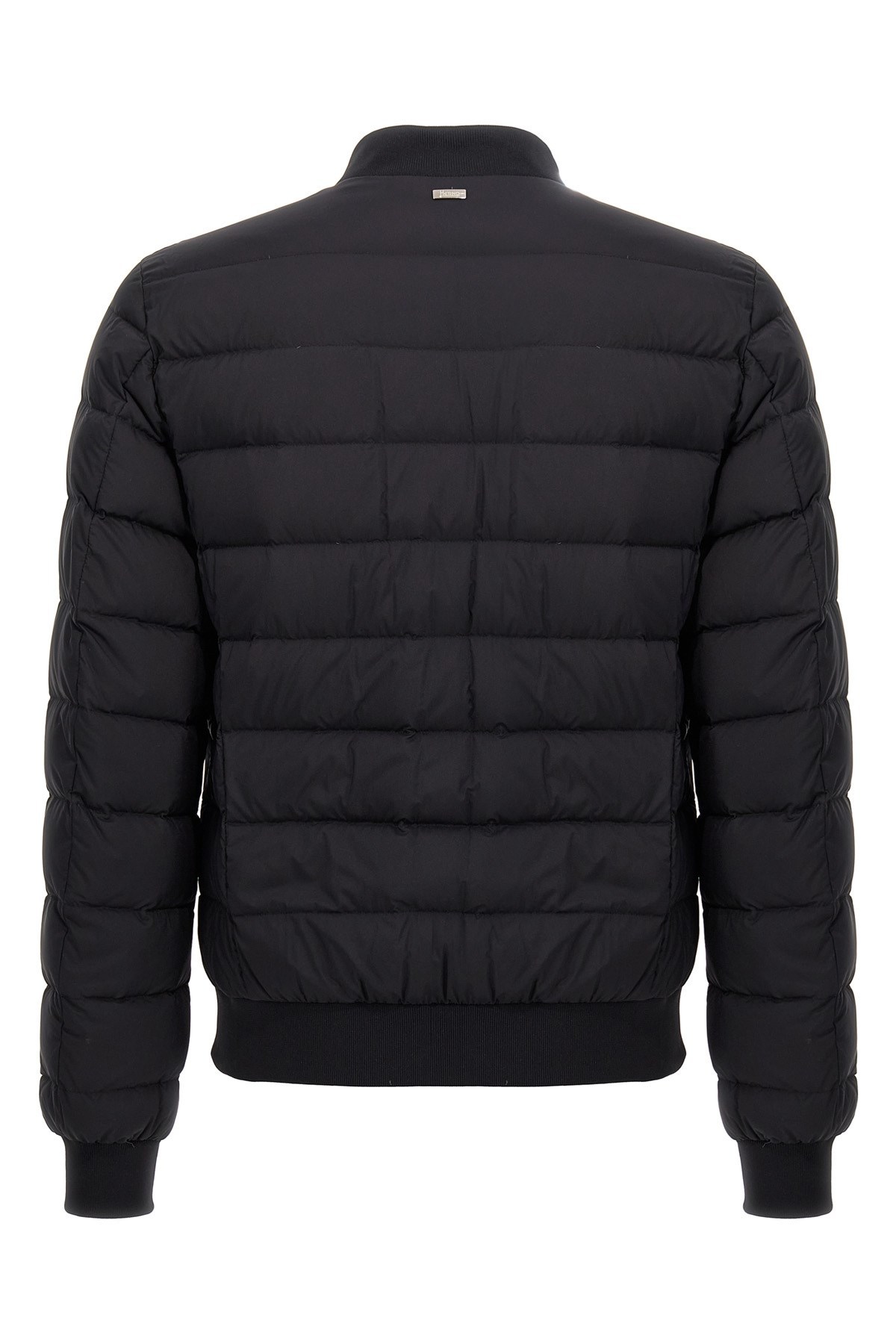 Herno Laviatore Bomber Jacket In Black
