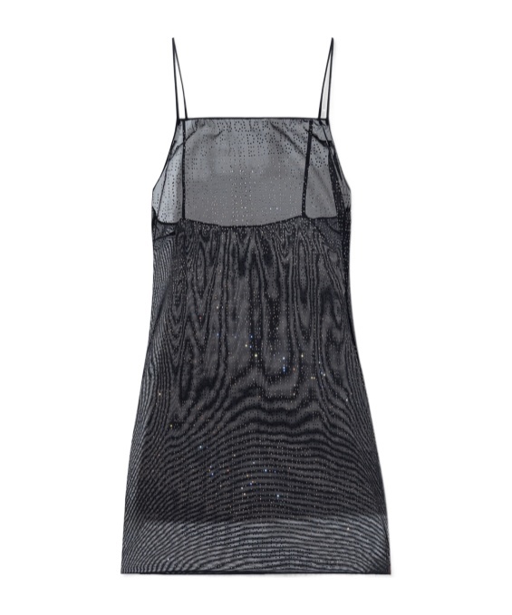 Dsquared2 Spaghetti Strap Nightgown In Black