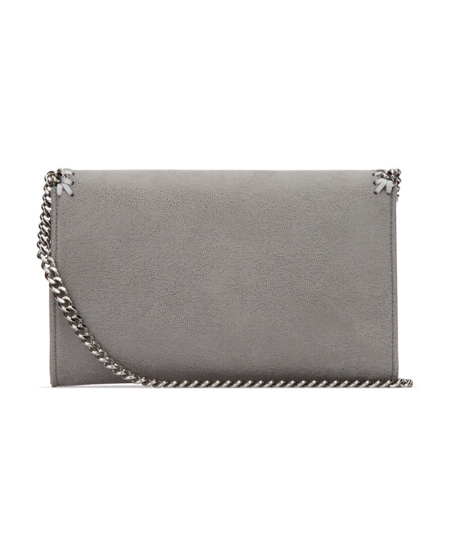 Stella Mccartney Falabella Mini Crossbody Bag In Gray