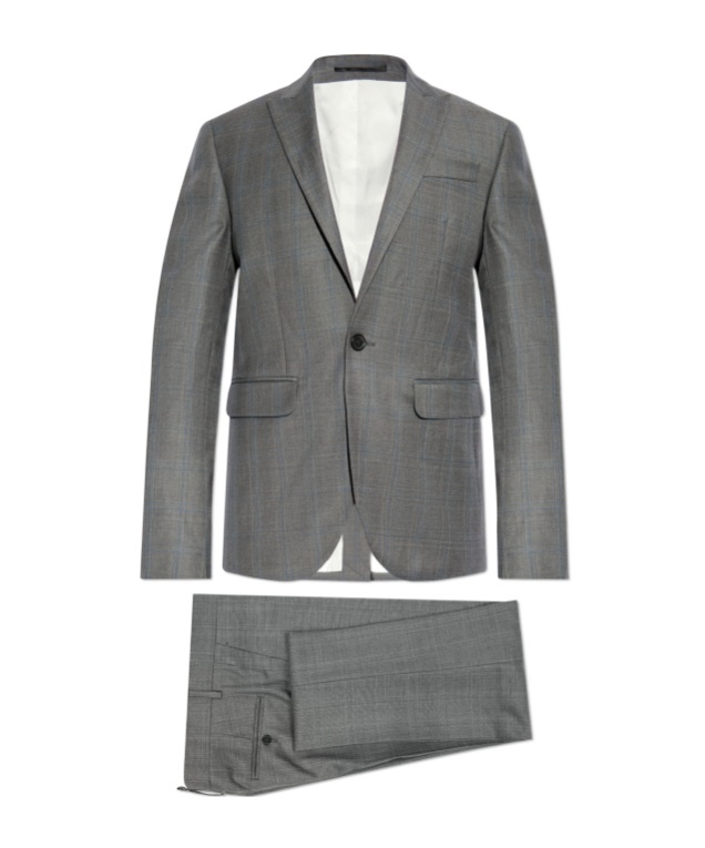 Dsquared2 Long-sleeved Suit In Gray