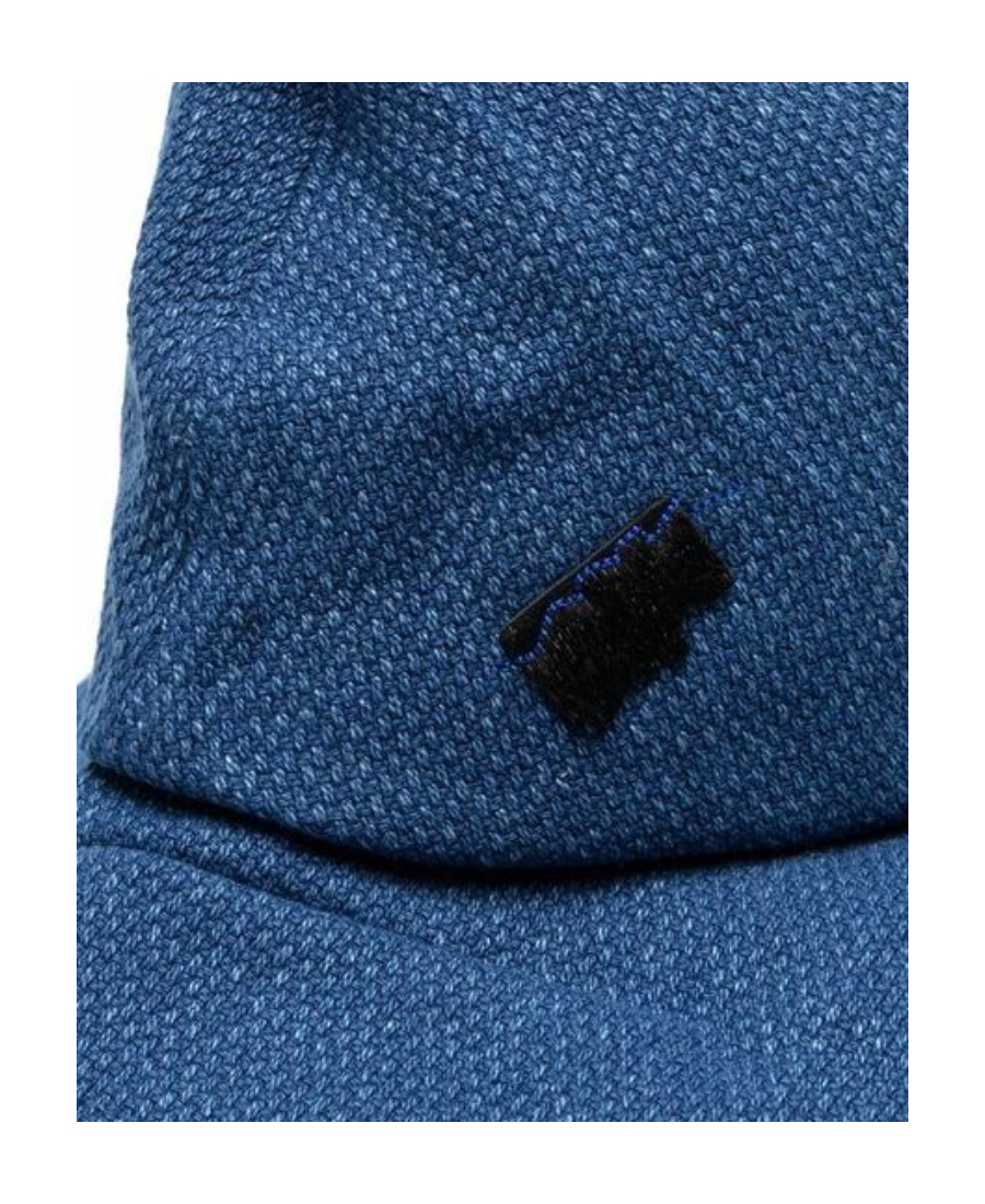 Ader Error Logo-patch Cotton Bucket Hat In Blue