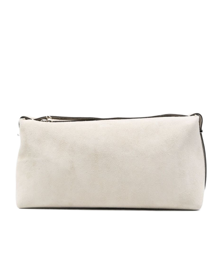 Totême Zipper Clutch In Silver