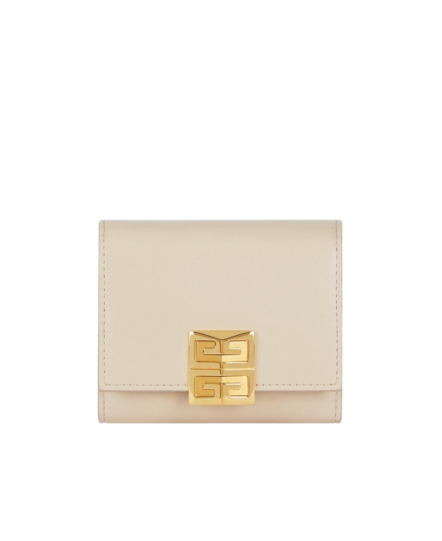 Givenchy 4g Trifold Wallet In Nude