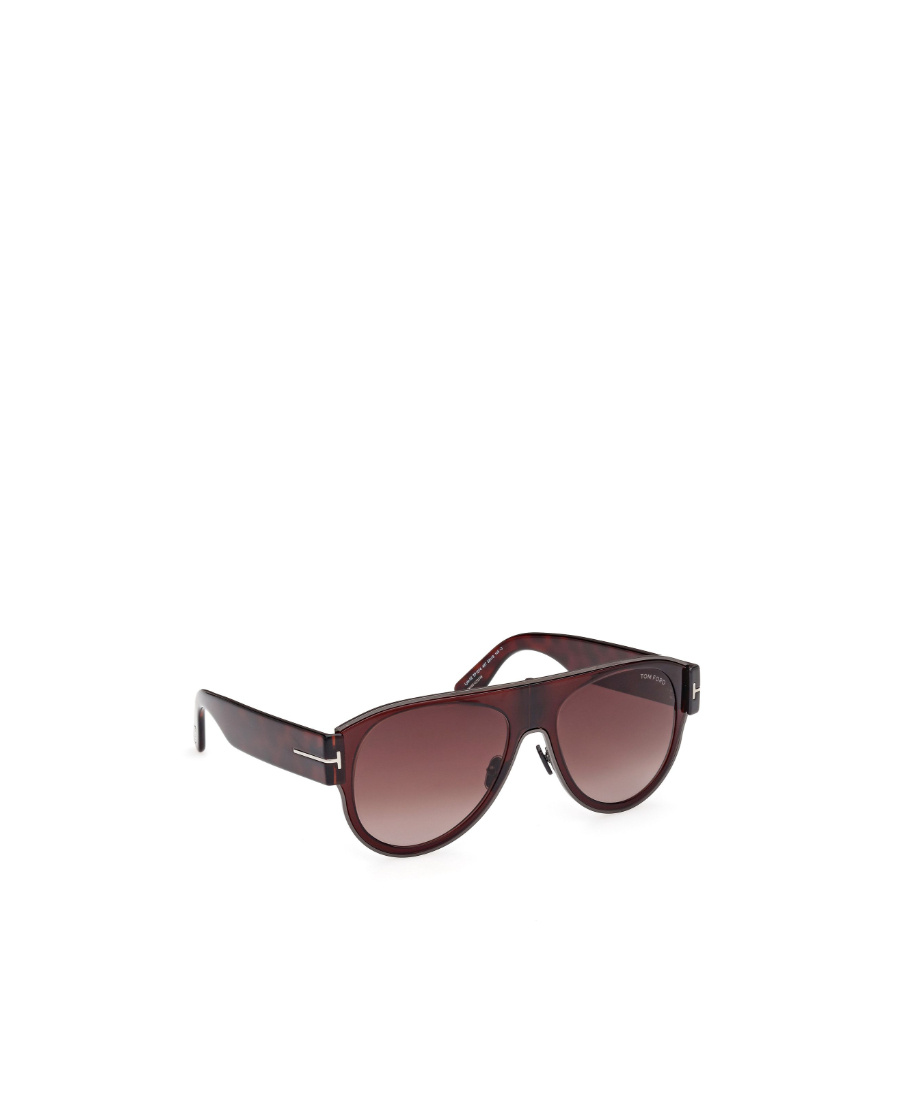 Tom Ford Eyewear Aviator Frame Sunglasses In Brown