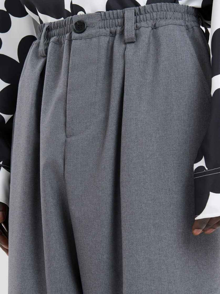 Marni Elasticated Waistband Trousers In Black