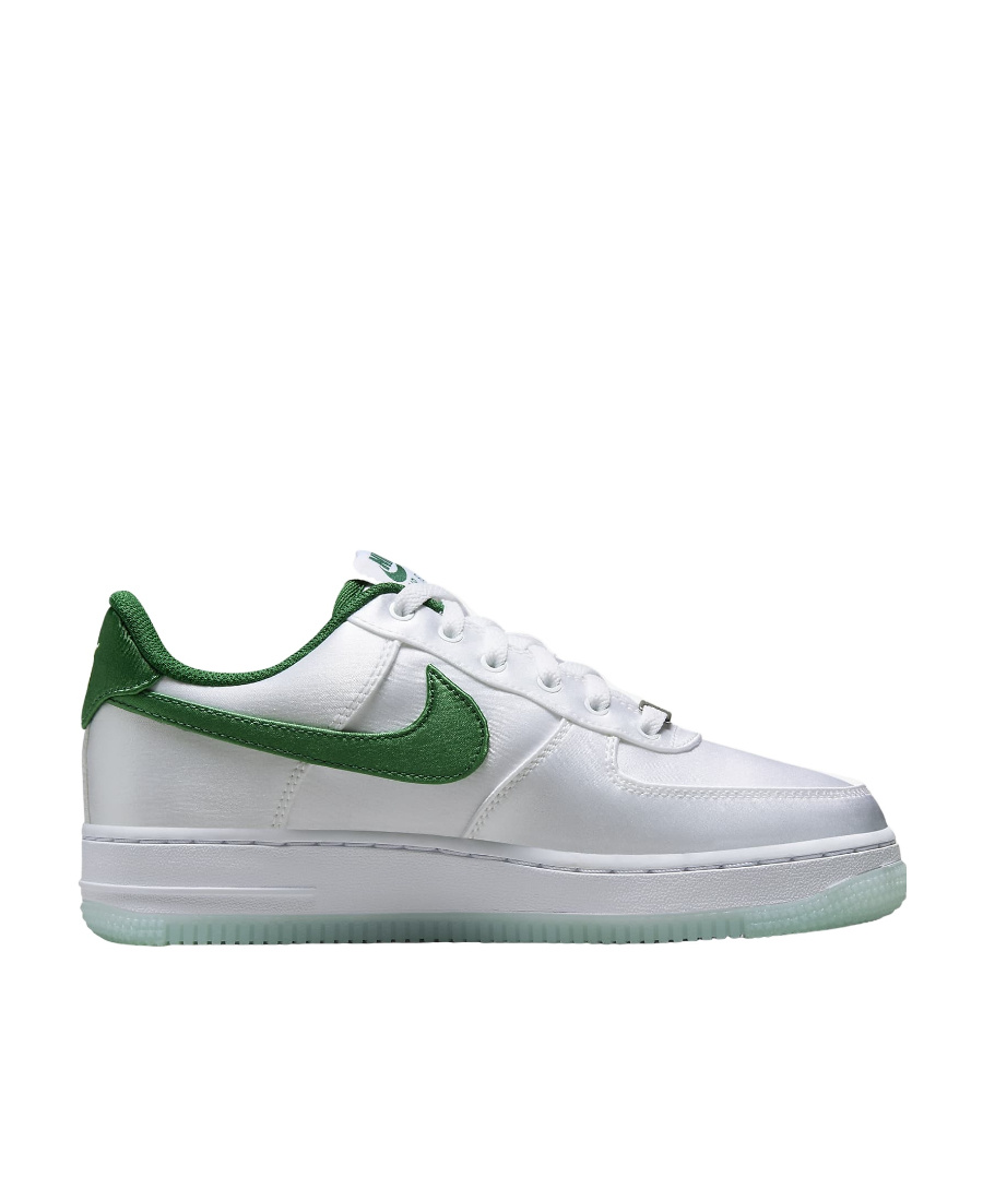 Nike Air Force 1 Low "satin Pine Green" Sneakers In Gray