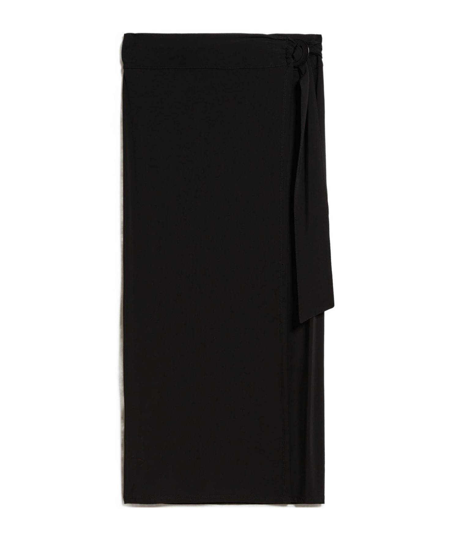Max Mara Plain Knitted Skirt In Black