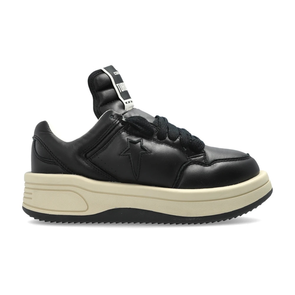 Converse X Drkshdw Rick Owens Drkshdw X Converse Lace-up Low-top Sneakers In Black