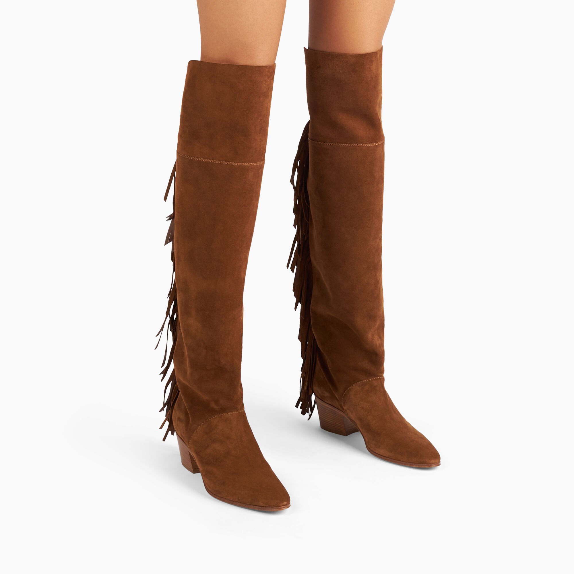 Casadei Tassel Boots In Brown