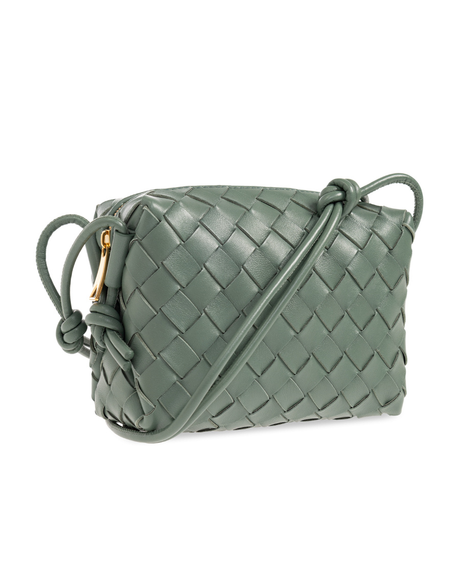 Bottega Veneta Mini Loop Camera Bag In Green
