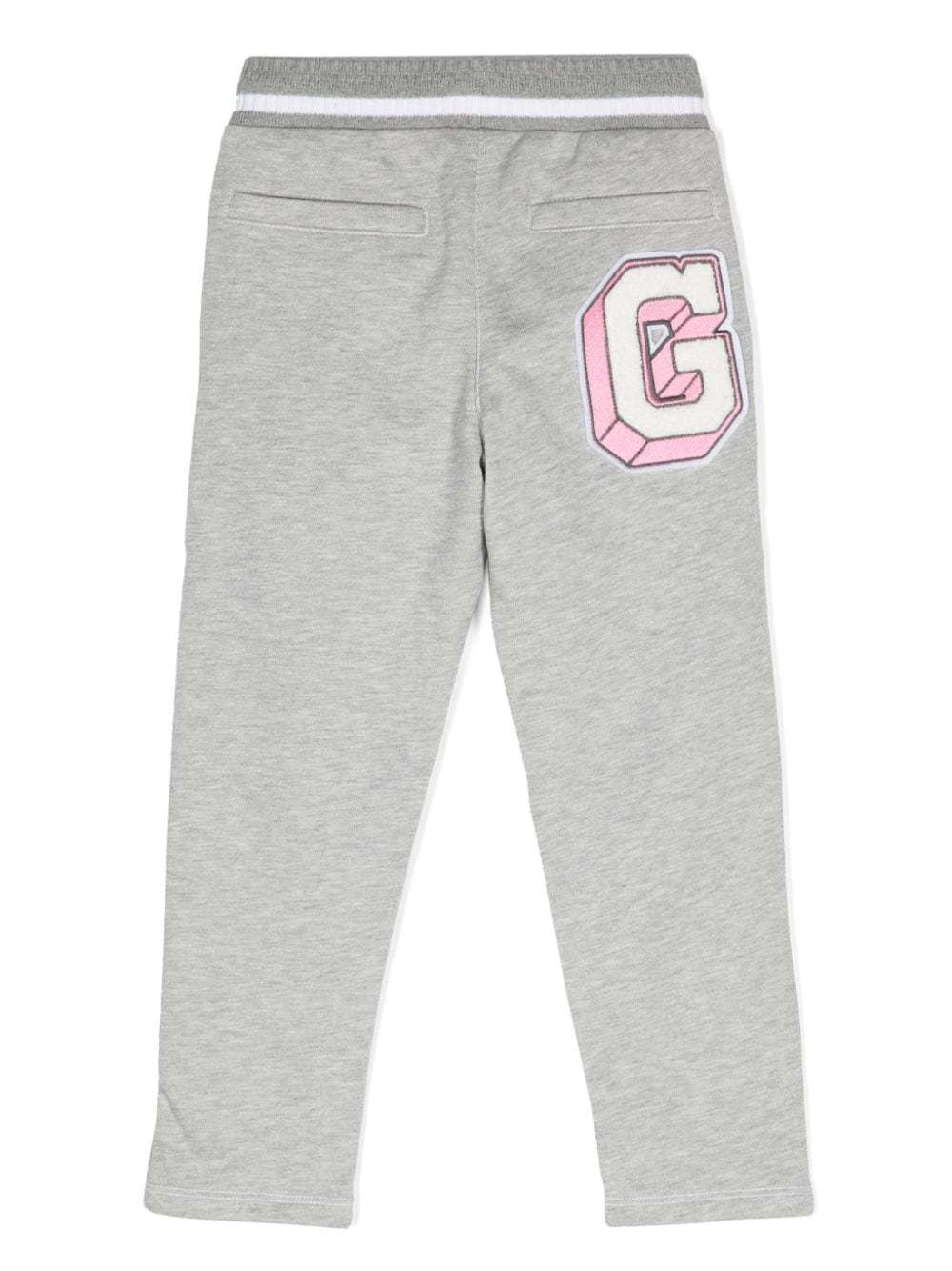 Givenchy Logo-embroidered Mélange Track Pants In Gray