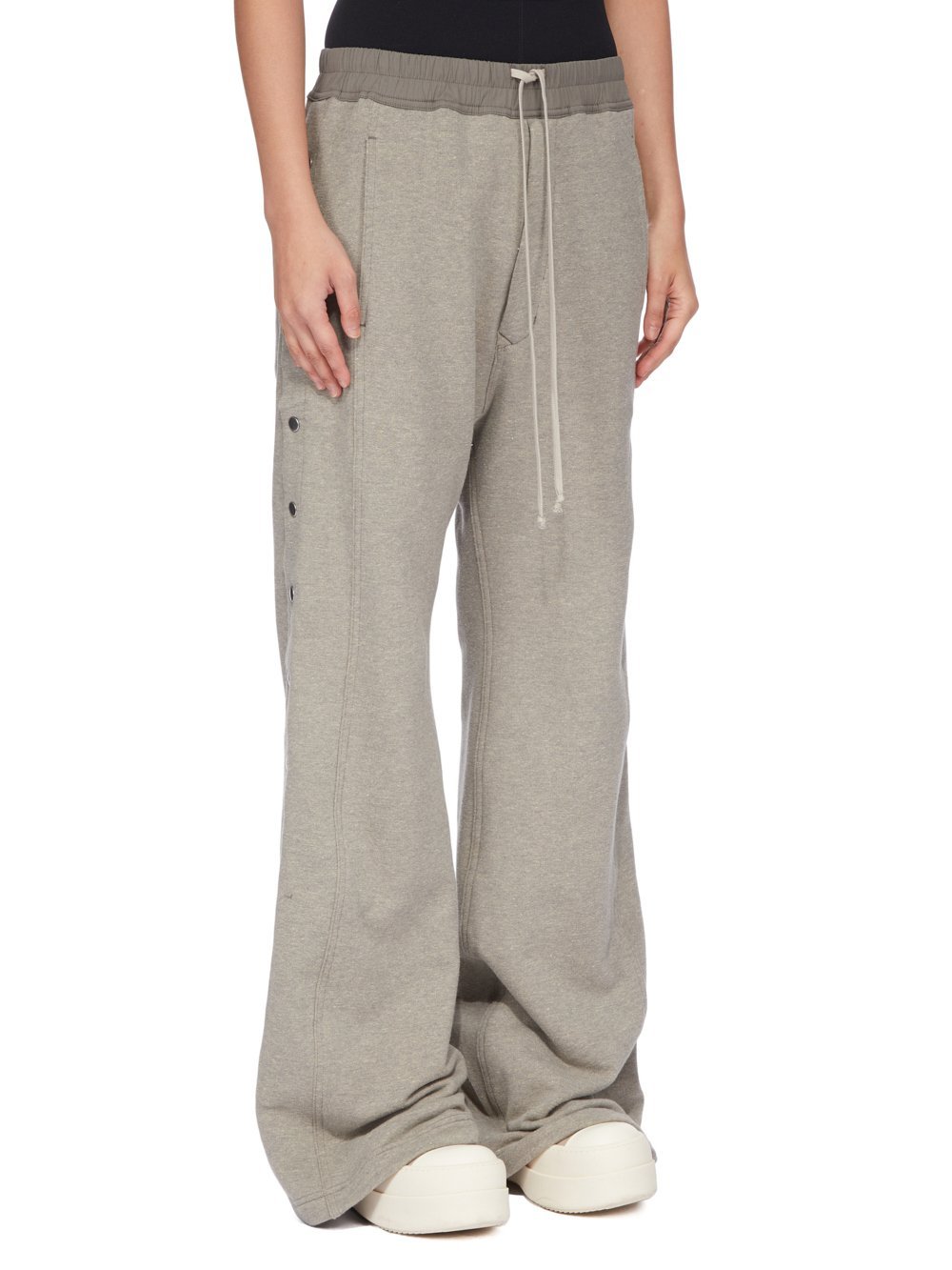 Rick Owens Drkshdw Drawstring Trousers In Gray
