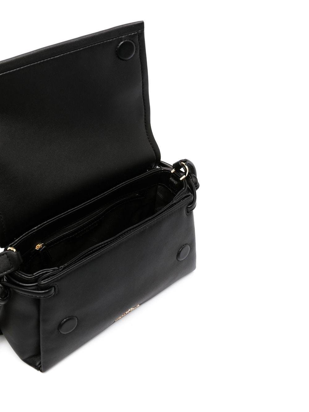 Michael Kors Leather Crossbody Bag In Black