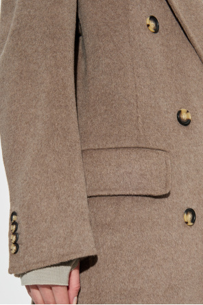 Rag & Bone Double-breasted Wool Coat In Brown