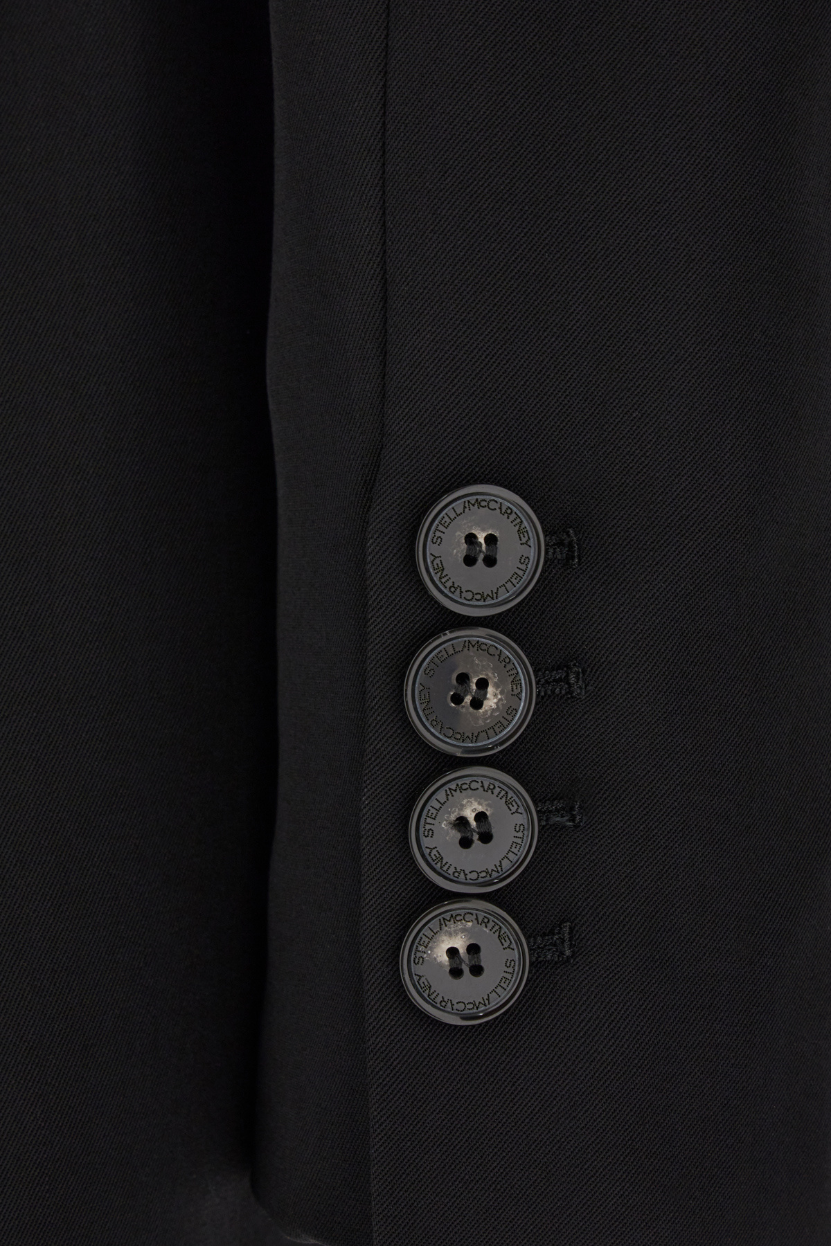 Stella Mccartney Fluid Viscose Blend Oversized Blazer In Black
