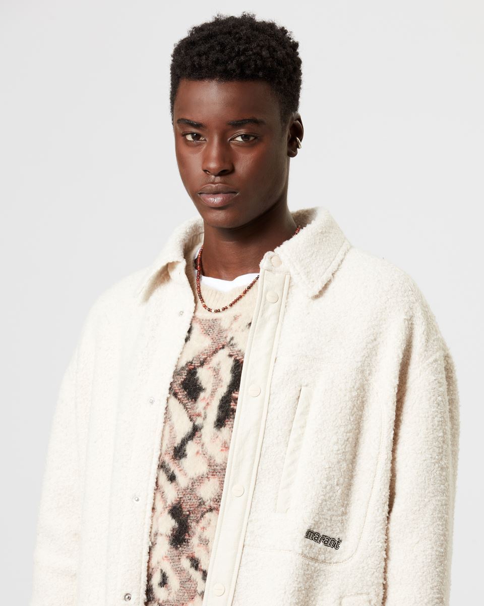 Isabel Marant Long-sleeved Button Jacket In White