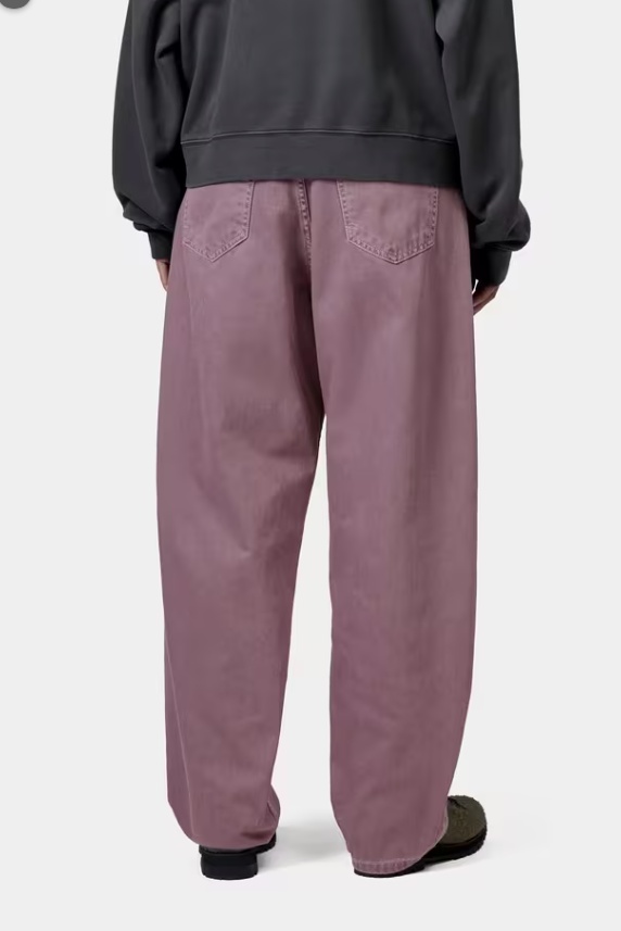 Carhartt Wip Brandon Logo-patch Jeans In Pink