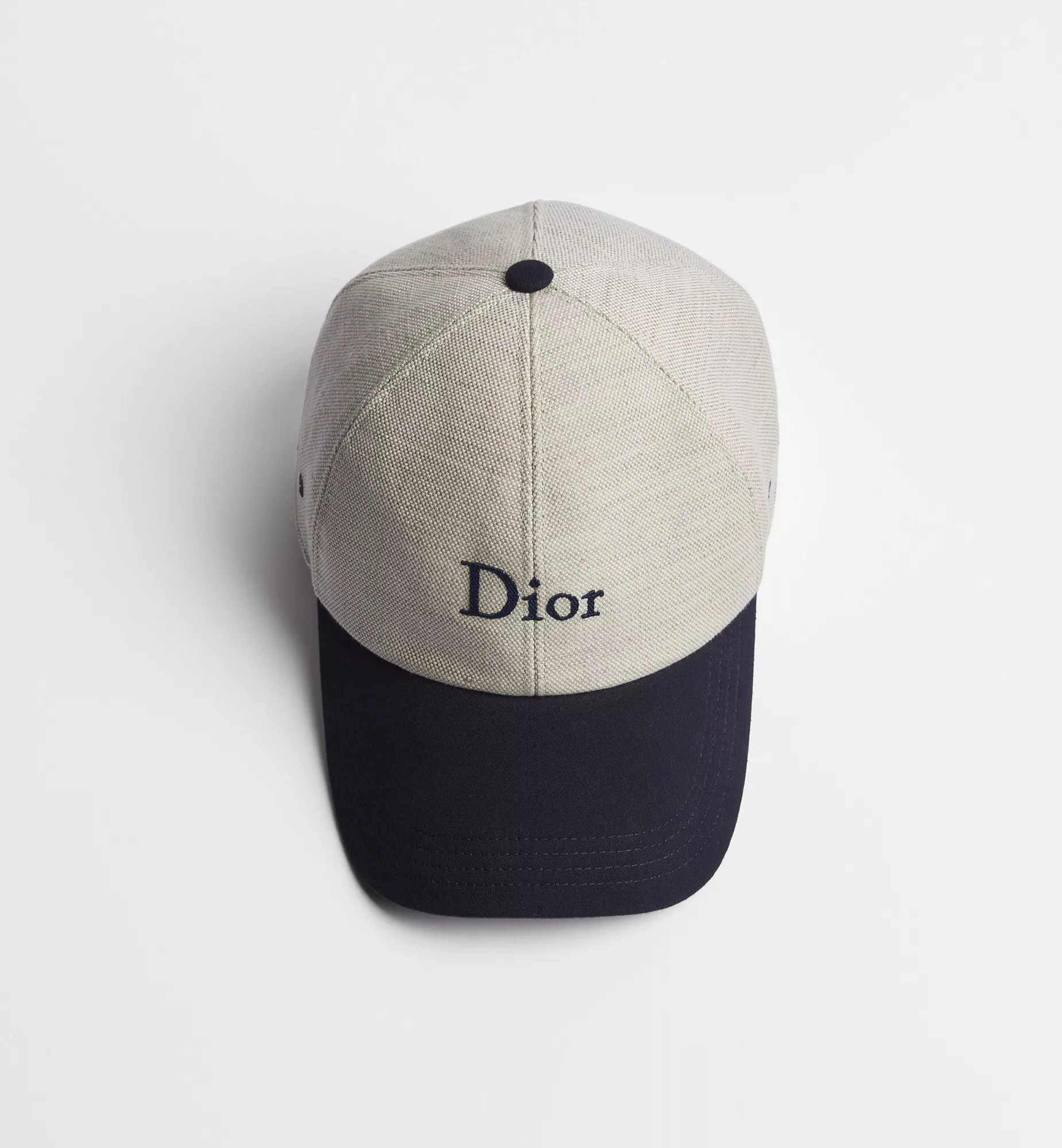 Dior Logo Baseball Hat In Multi