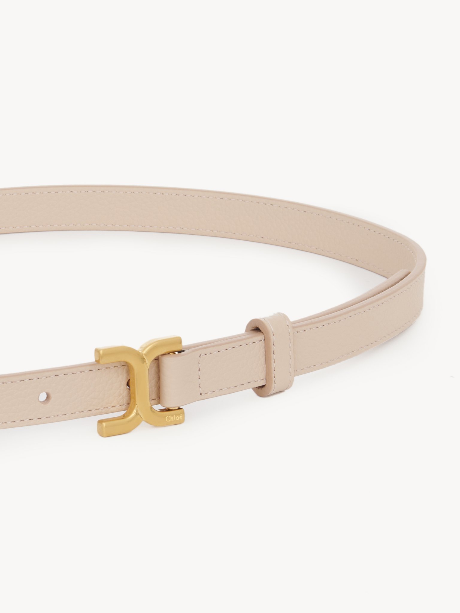 Chloé Marcie Slim Belt In Nude