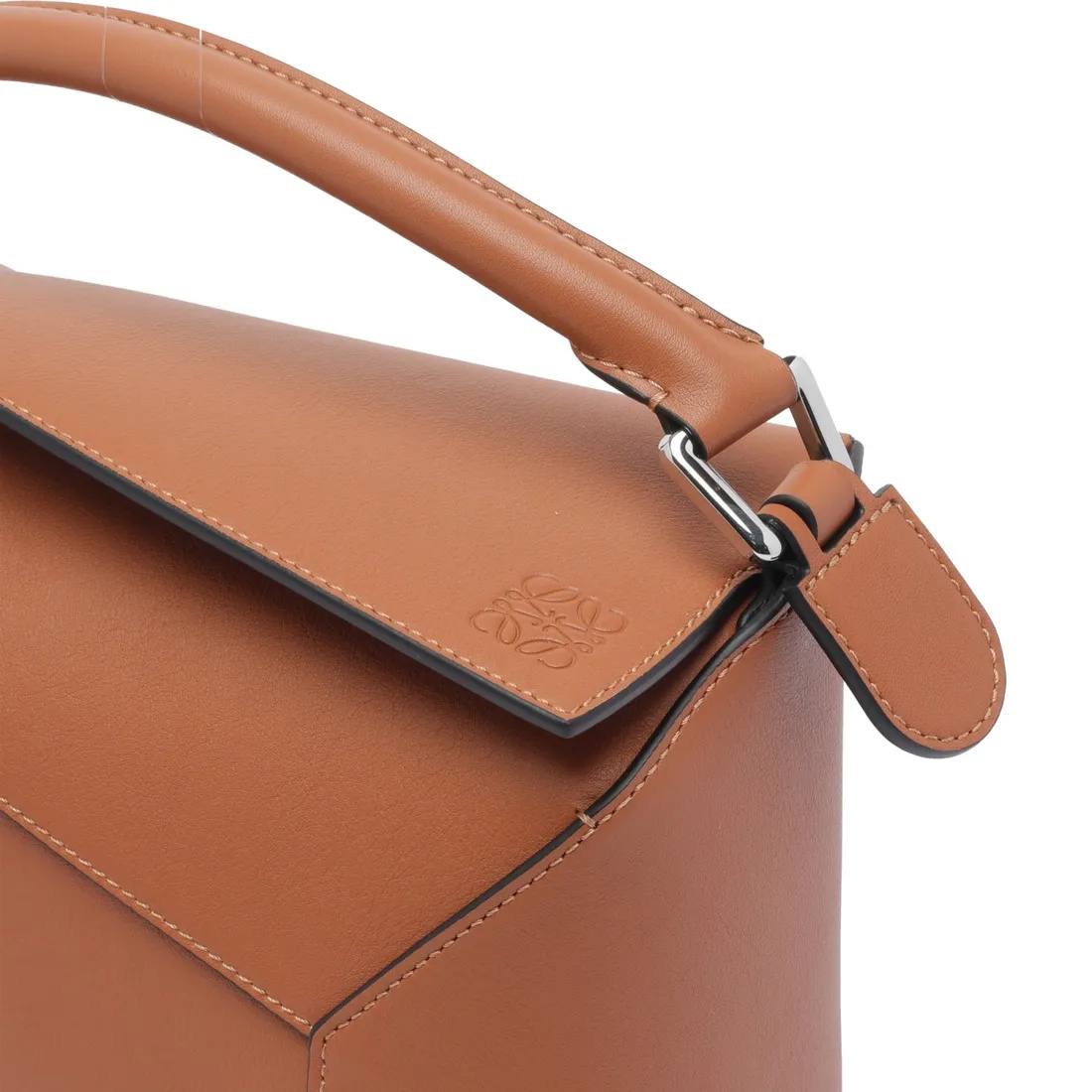 Loewe Quilted Shoulder Bag In Brown