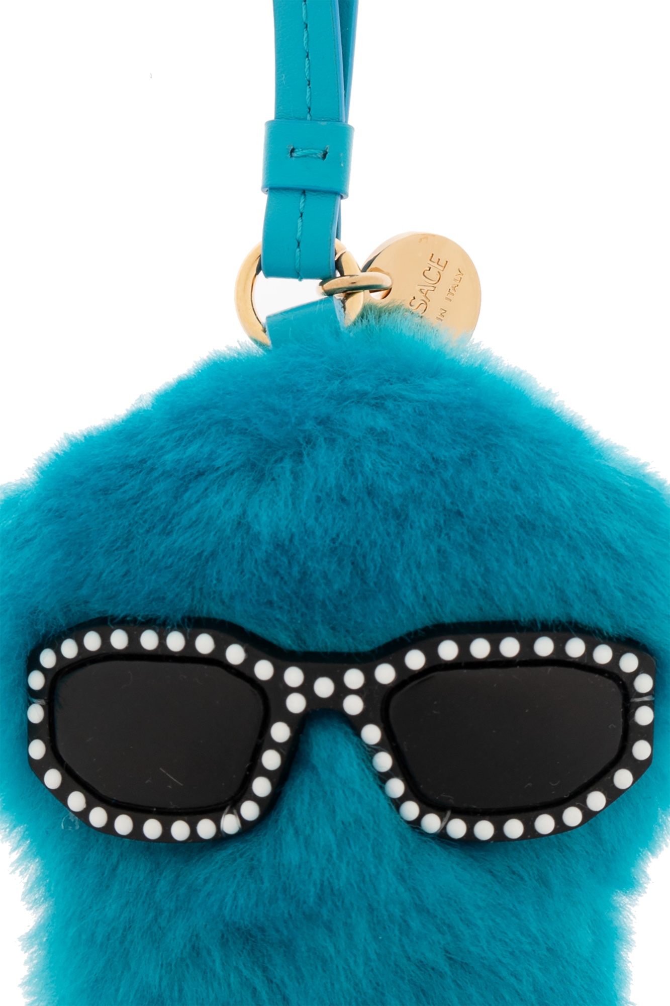 Versace Faux-fur Keyring