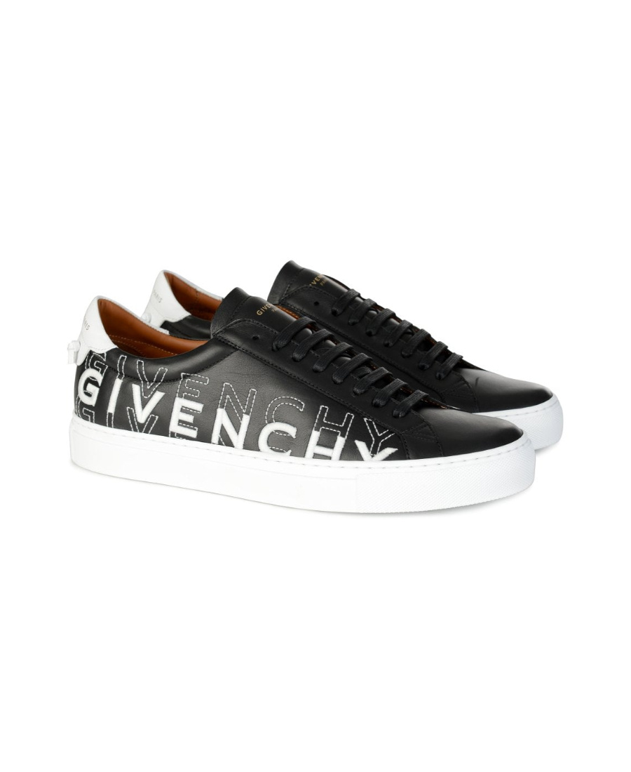 Givenchy Embroidered Logo Low-top Casual Sneakers In White