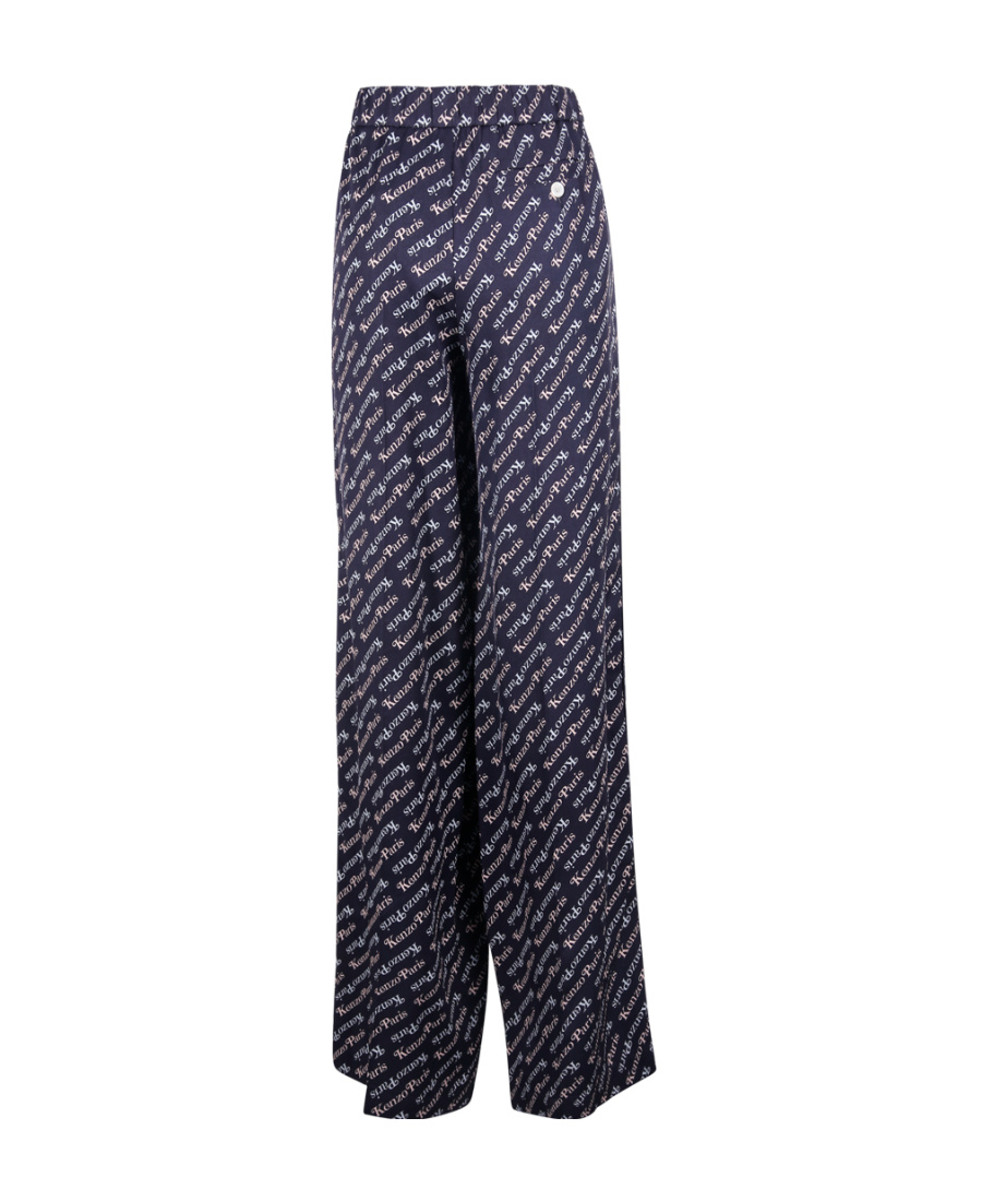 Kenzo X Verdy Logo-print Pajama Pants In Black