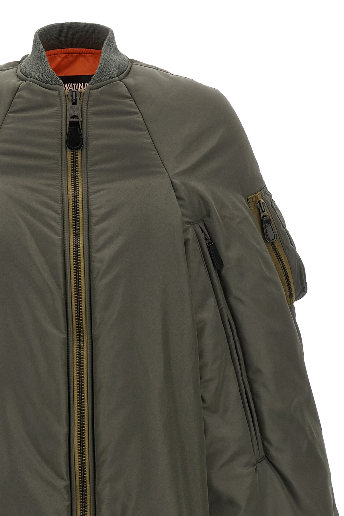 Junya Watanabe Bomber Cape In Gray