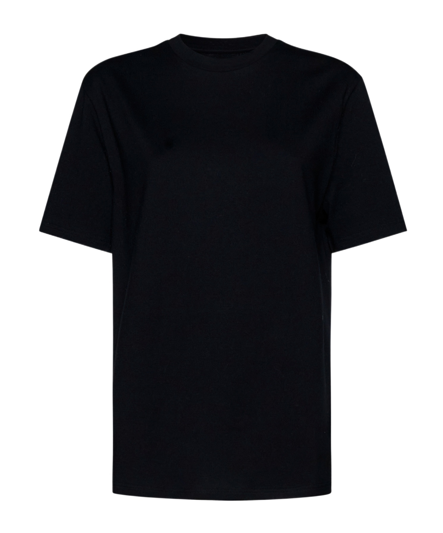 Jil Sander Logo Printed Crewneck T-shirt In Black