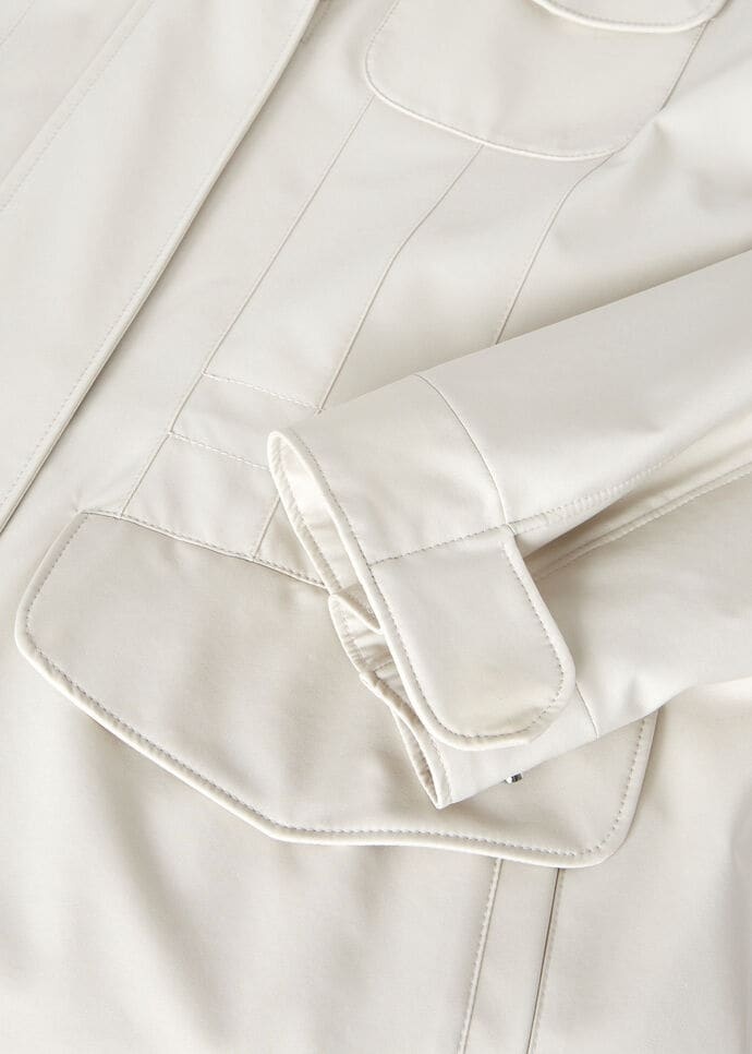 Loro Piana Stretch Microfiber Traveller Jacket In White