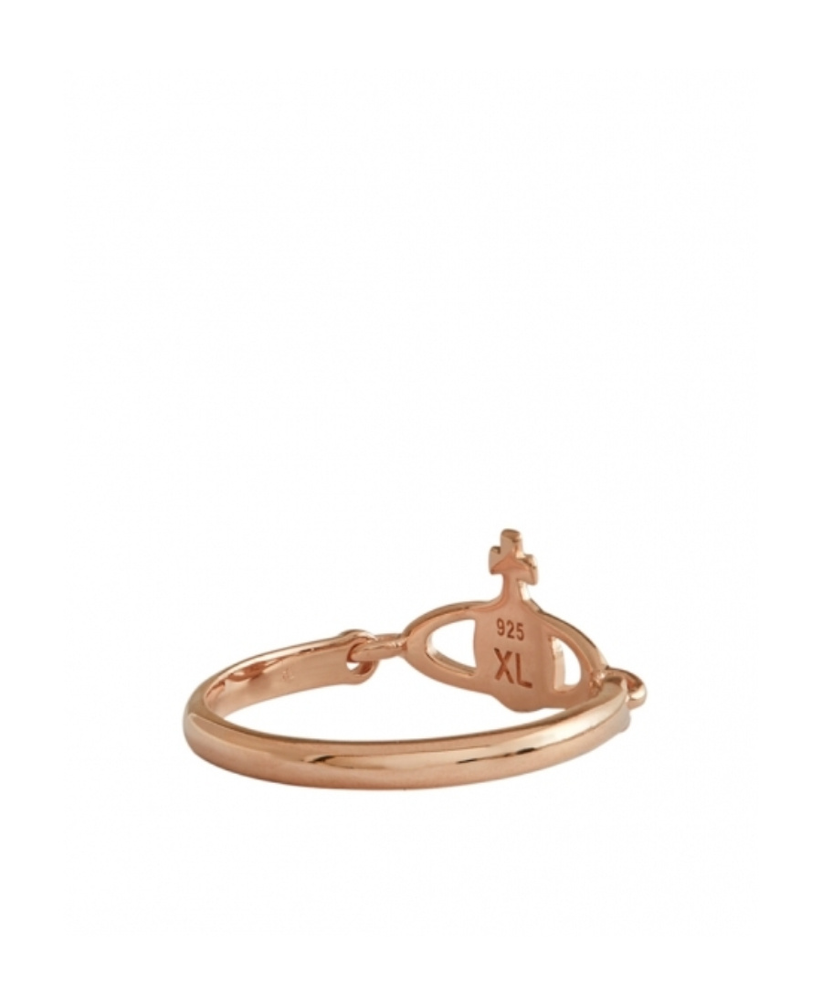 Vivienne Westwood Sphere Orb Polished Finish Ring In Yellow