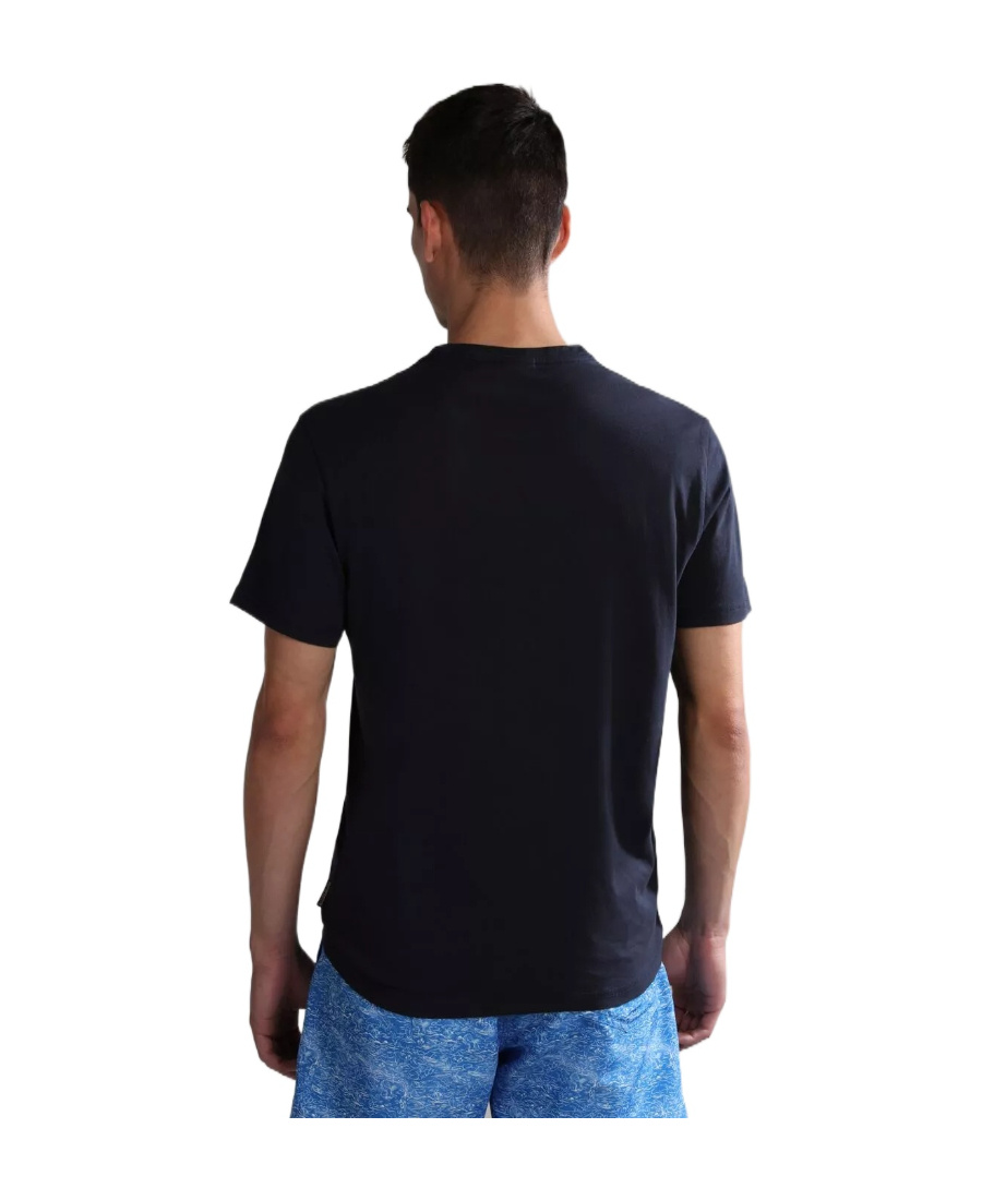 Napapijri Salis Ss Sum Stormy Weat G1y In Black