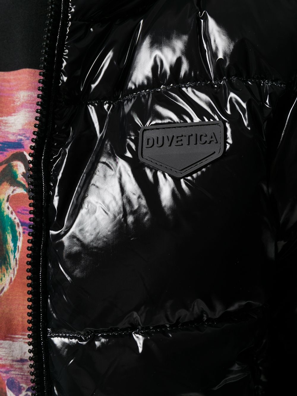 Duvetica Black Bellatrix Short Style Down Jacket In Black