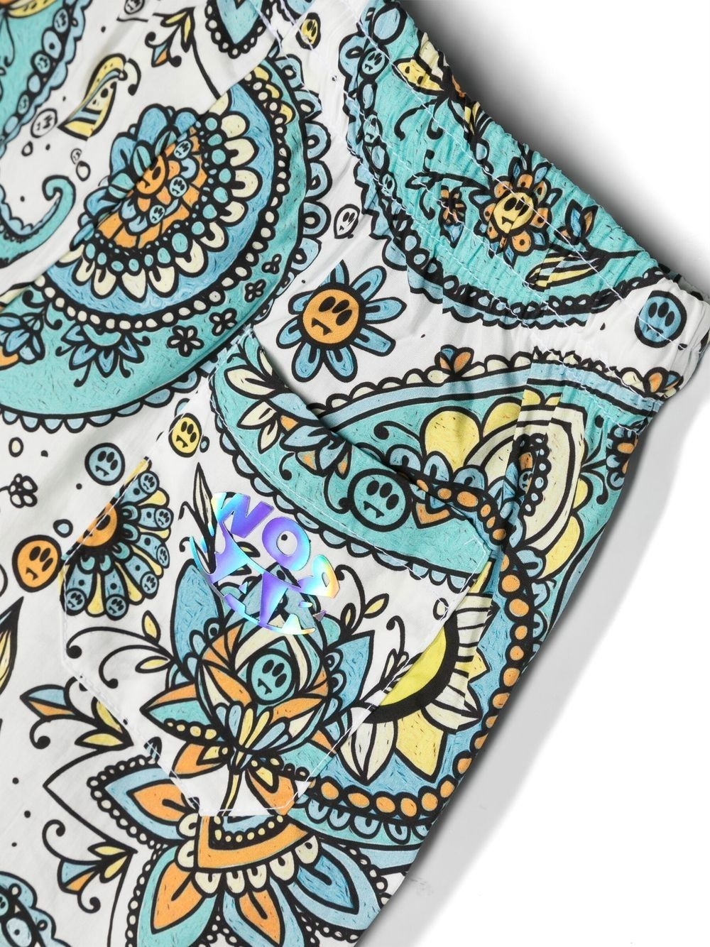 Barrow Paisley-print Swim Shorts In Multicolor