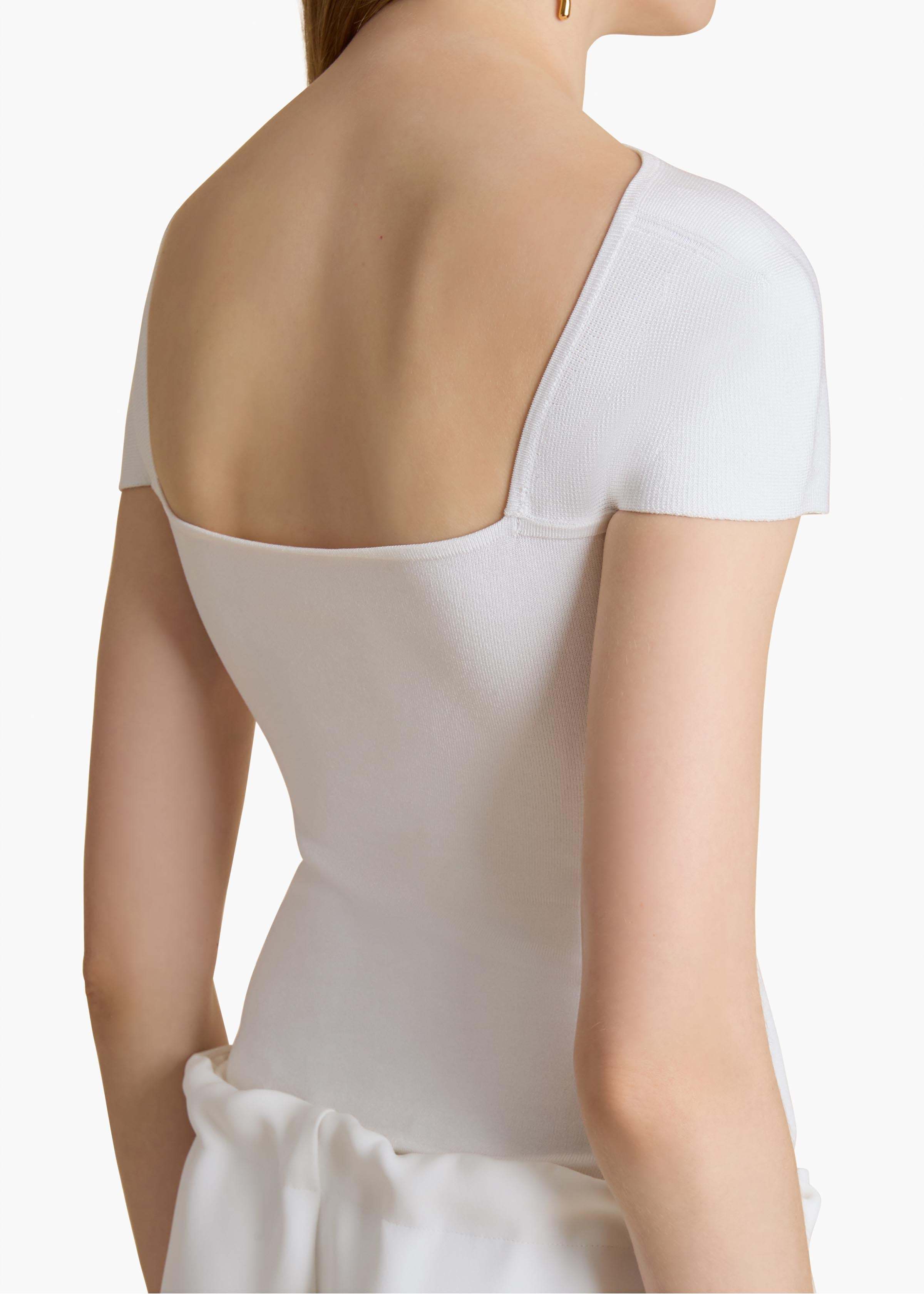 Khaite Basile Jumpsuit In White