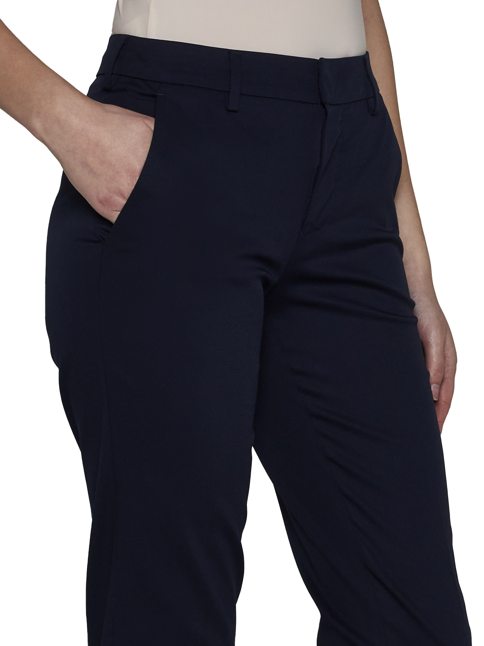 Pt Torino Tapered-leg Tailored Trousers In Black