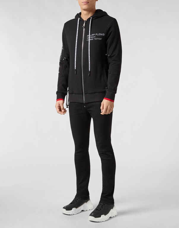 Philipp Plein Logo Casual Jacket In Black
