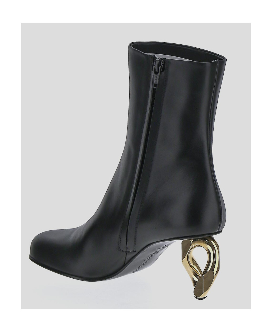 JW ANDERSON CHAIN MID-HEEL BOOTS 