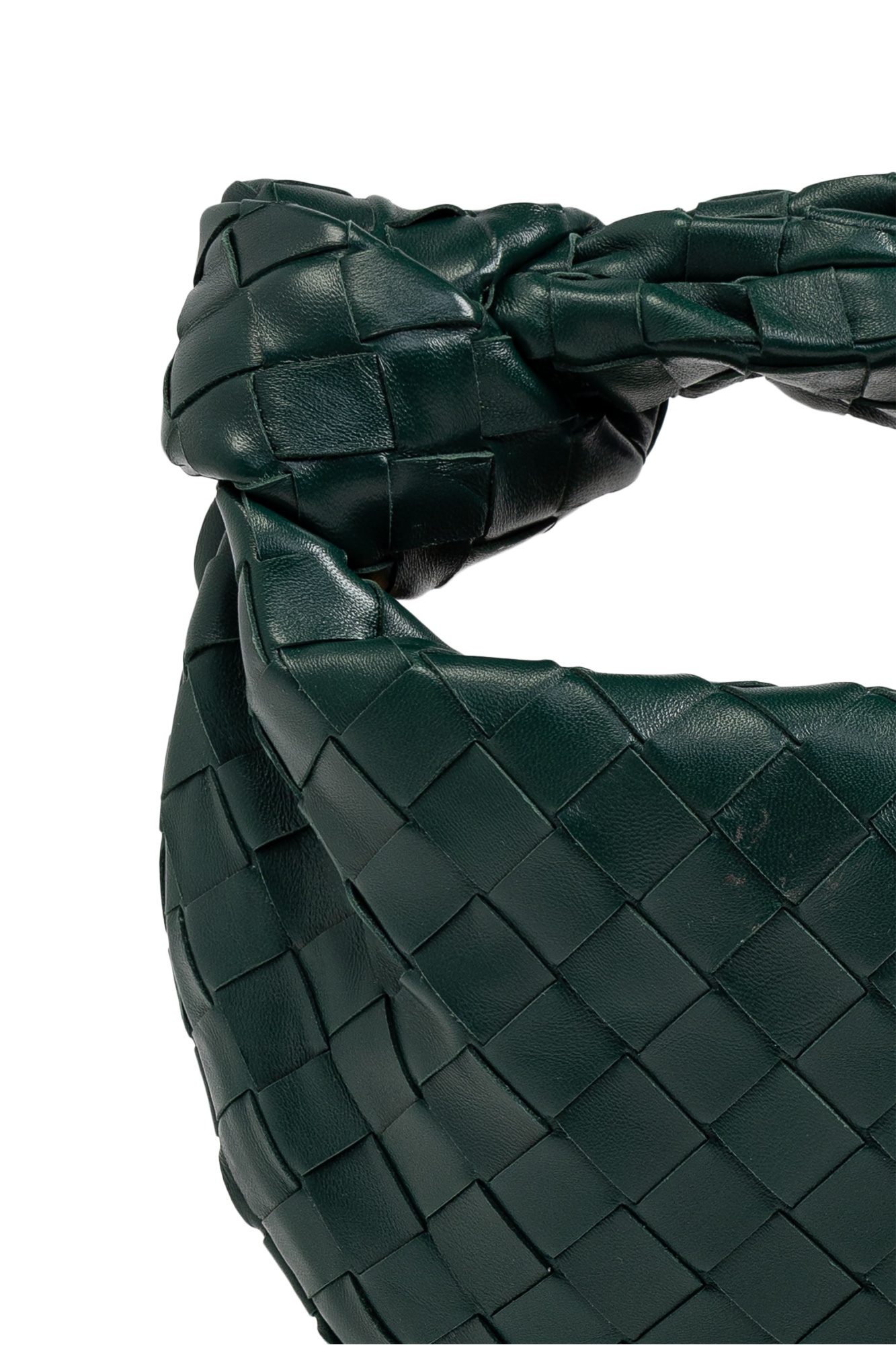 Shop Bottega Veneta Jodie Mini Tote Bag In Green