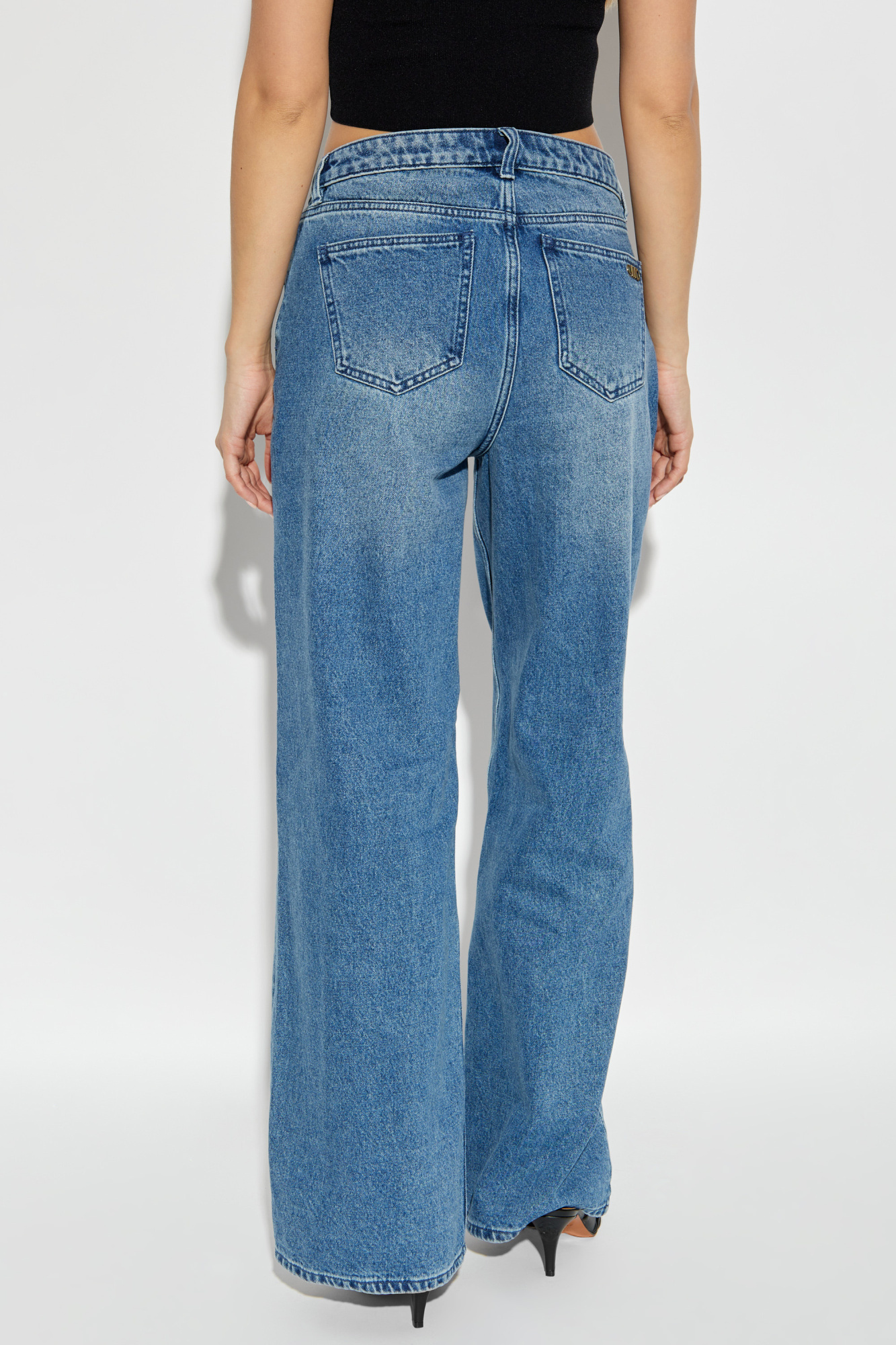 Michael Kors Belt-loop Jeans In Blue