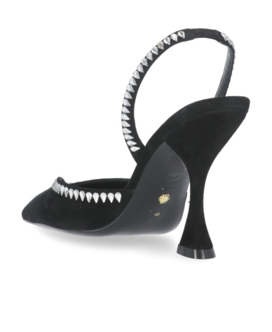 Stuart Weitzman Gemcut Xcurve Pointed-toe Pumps In Black