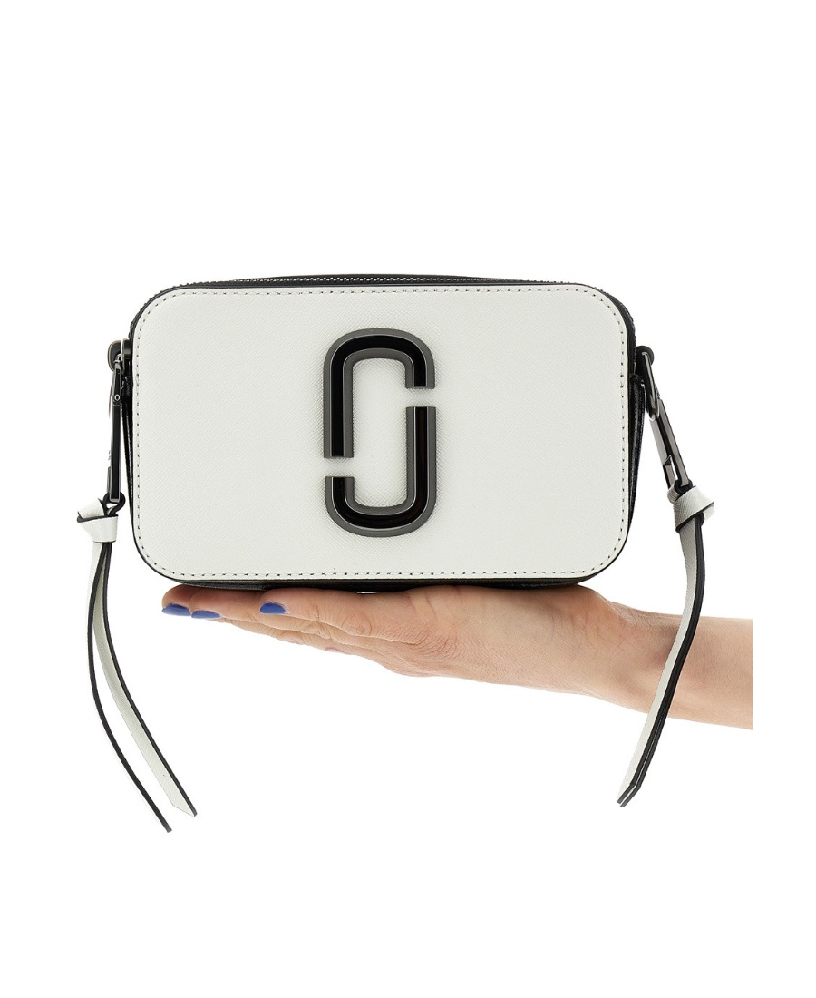 Marc Jacobs The Snapshot Crossbody Bag In Silver