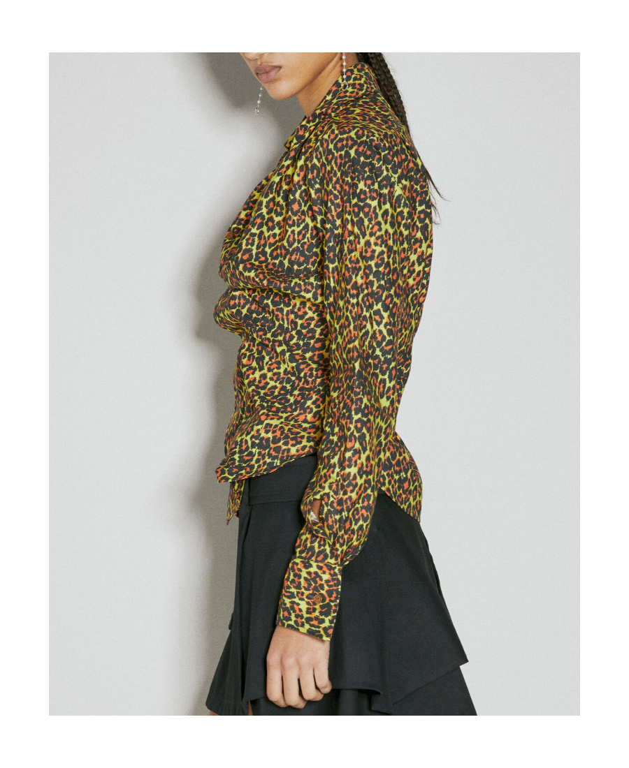 Vivienne Westwood Long-sleeved Shirt In Black