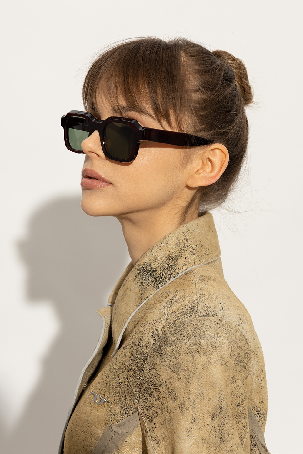 Thierry Lasry Vendetty Square-frame Sunglasses In Gray