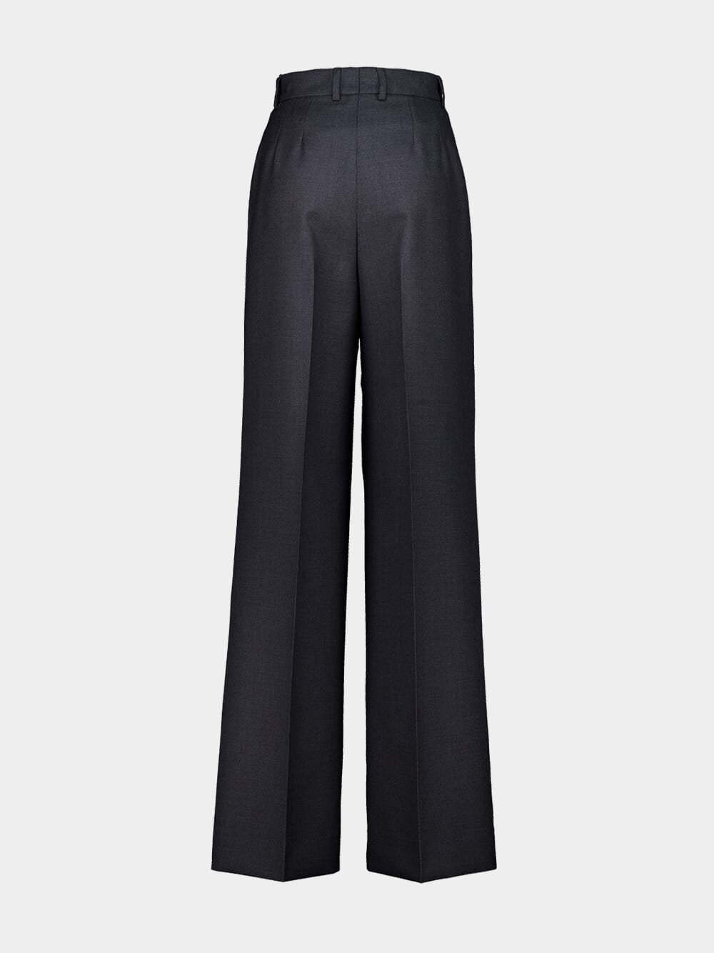 Dolce & Gabbana Wide-leg Trousers In Gray